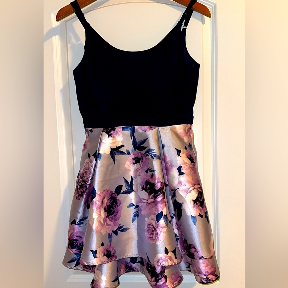 Purple homecoming dress